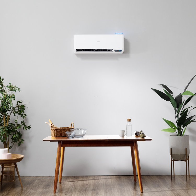 Coway inverter air conditioner in a living room