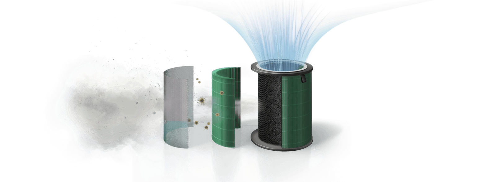 Coway air filter cartridge for the Studio