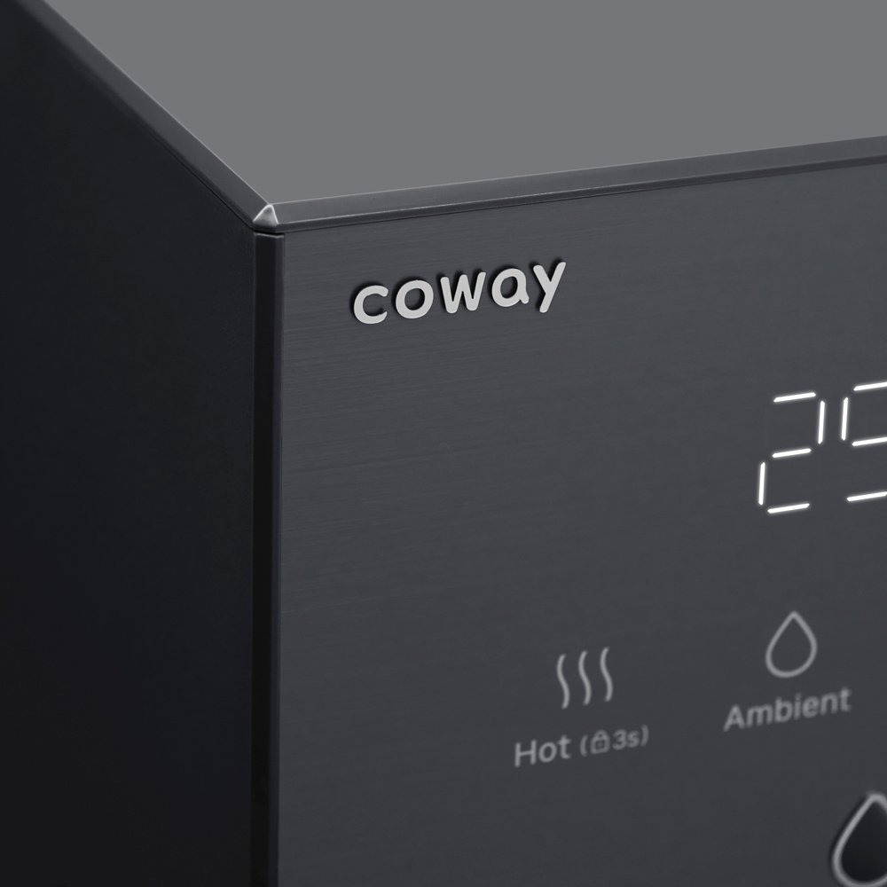 Coway Dazzie smart touch panel close up