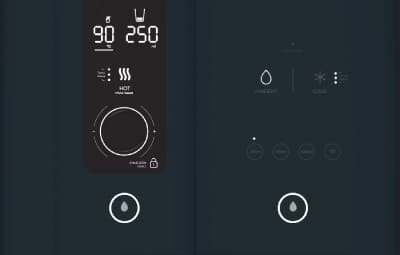Coway Ombak panel dimmed in night-time power saving mode