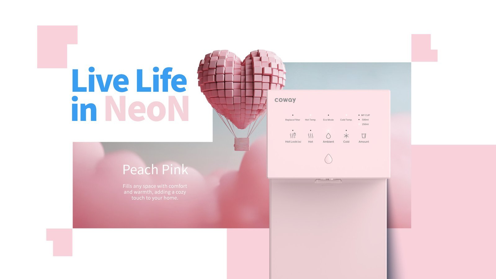 Live Life in NeoN, Peach Pink